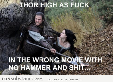 Thor high as f*ck