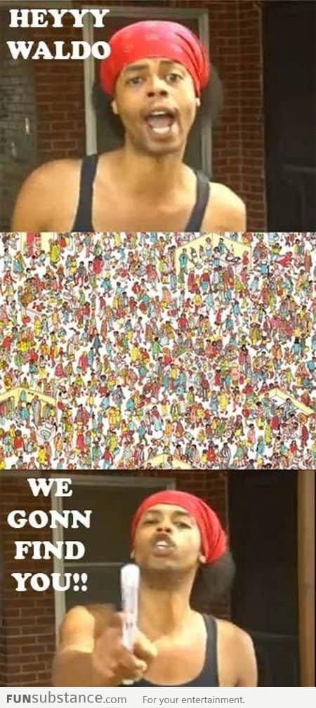 You can't hide Waldo