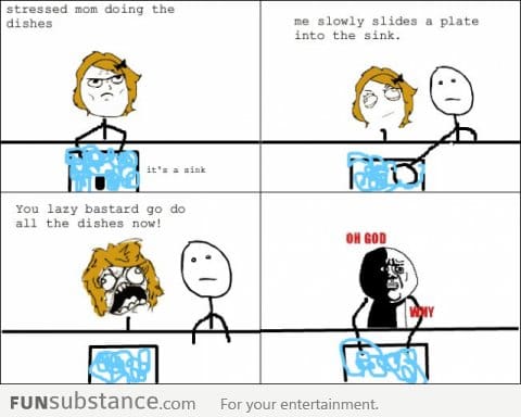 Dishes rage