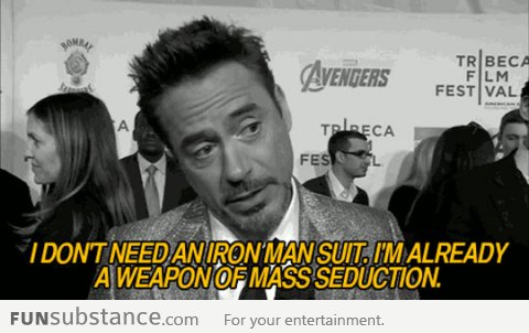 Robert Downey Jr has got it all