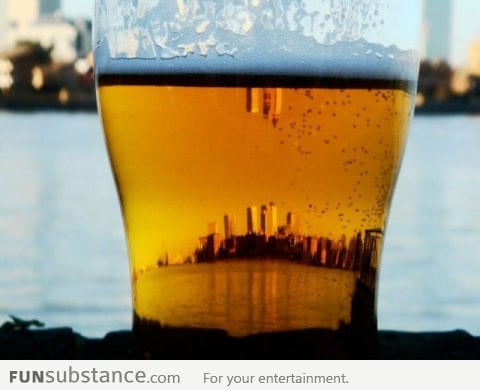 The city in my beer