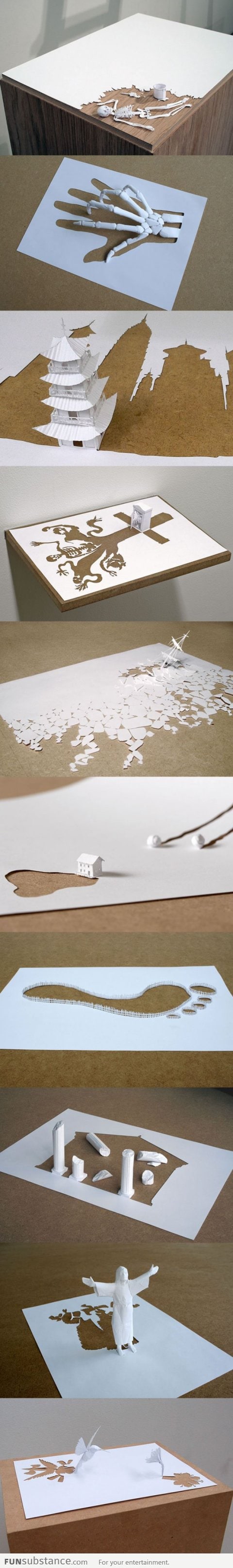 Mind blowing paper art by Peter Callesen