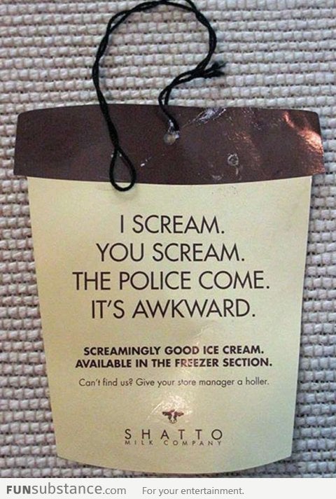 Ice cream ad