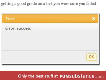 this happened on the test i took yesterday