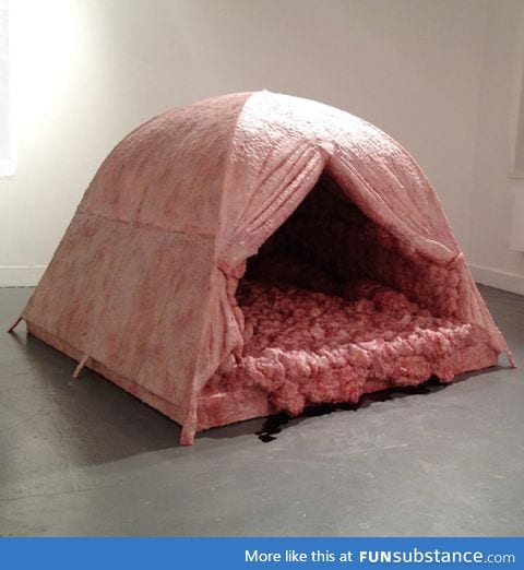 The creepiest tent I've ever seen