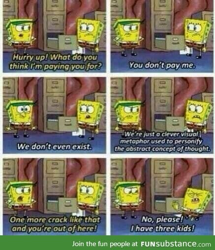 Remember when Spongebob had clever writing?