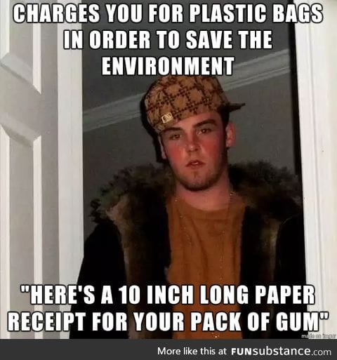 Scumbag grocery store