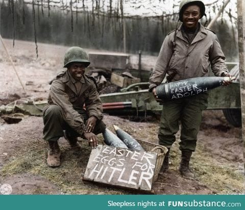 Easter eggs for Hitler, 1945