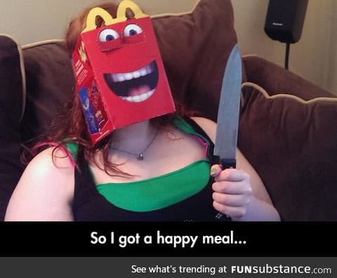 The new happy meal boxes: You are what you eat