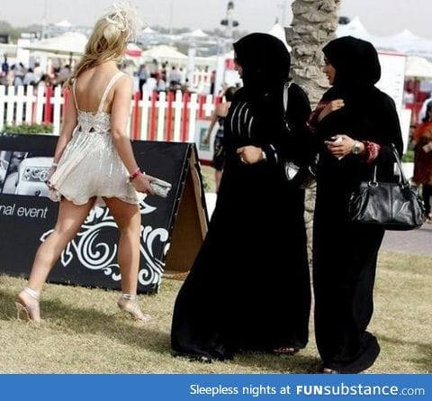 Culture clash in Dubai, UAE