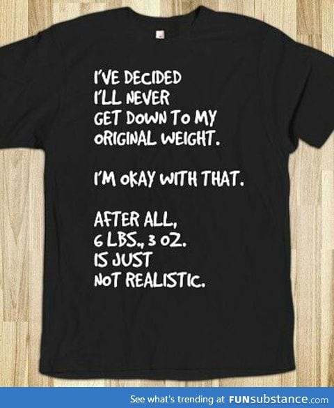 My original weight