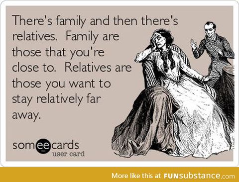 Family vs. Relatives