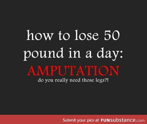 How to lose weight