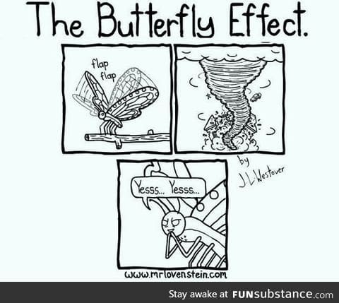 f*ck you, butterflies!