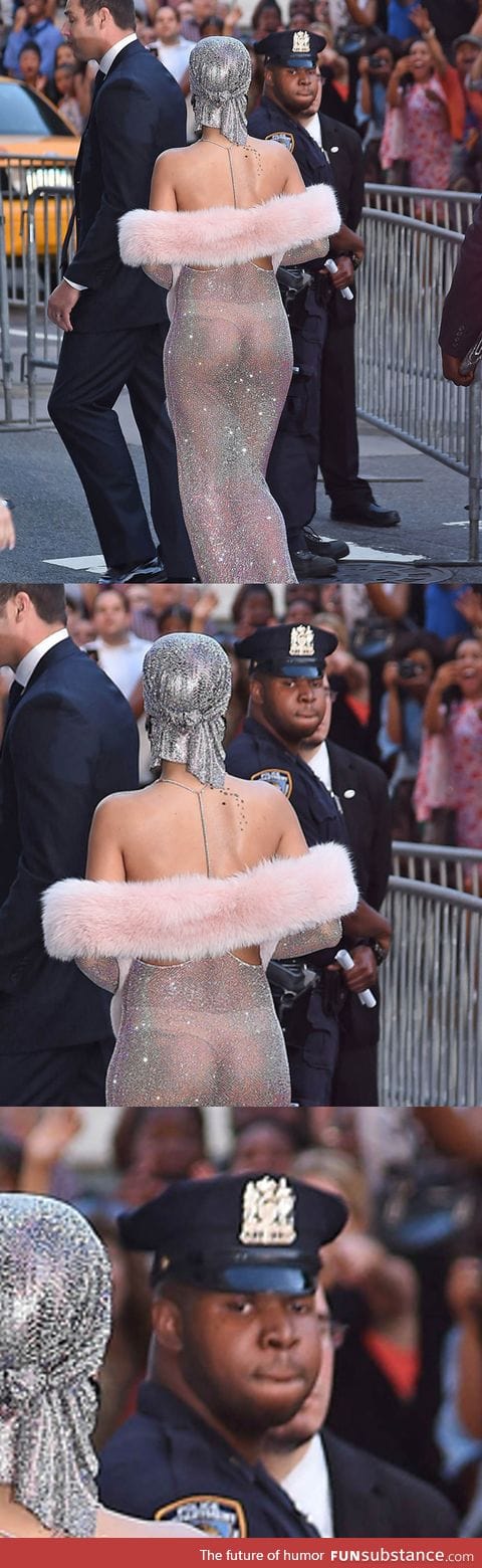 I see yo tittays. (Rihanna see through dress CFDA Fashion Awards)