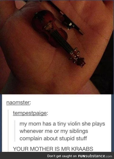 The world's smallest violin
