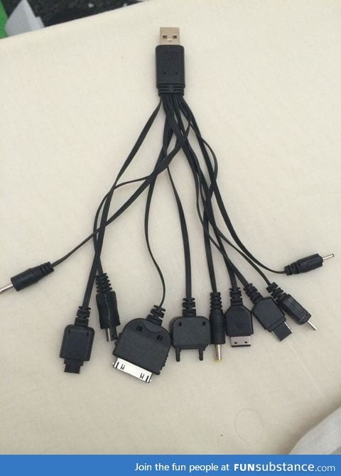 Most versatile charging cable