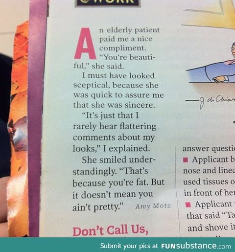 Beautiful story in reader's digest