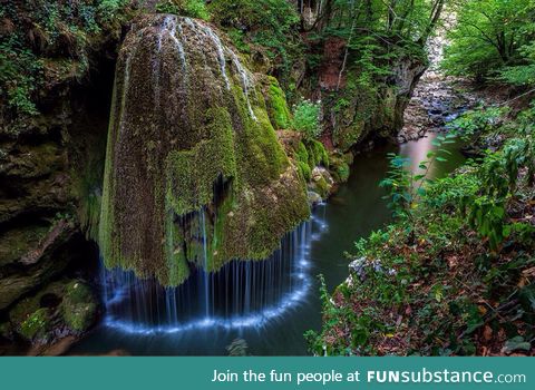 The beautiful Bigar Waterfall in Romania