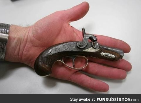 The gun that John Wilkes Booth used to kill Abraham Lincoln in 1865