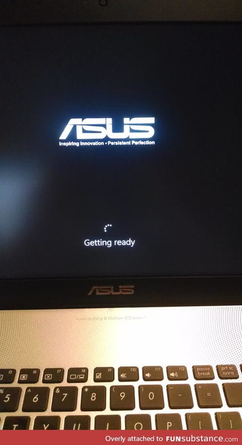 My computer must be a girl because it has been doing this for 30 minutes