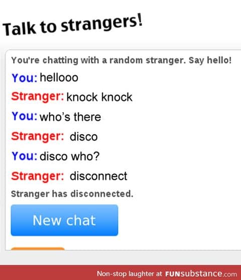 Chatting With a Random Stranger