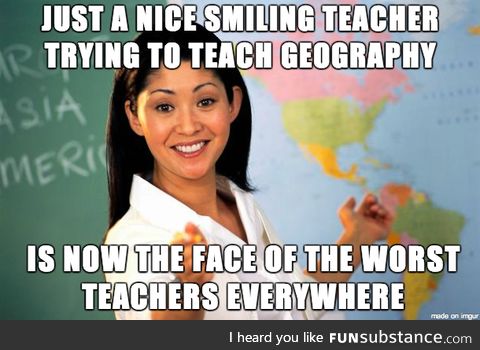 Bad luck high school teacher