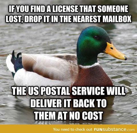 If you find a lost license