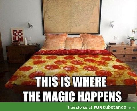 Pizza bed