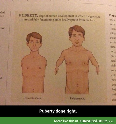 Correct puberty