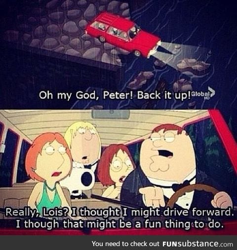 Appreciation for Peter's sacrcasm