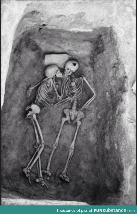 6000 year old kiss. Iran