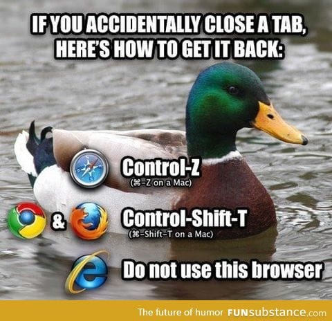 A Simple Bit of Browser Advice
