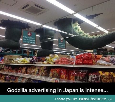 Godzilla advertising
