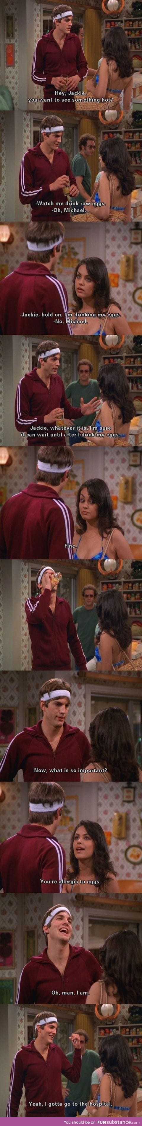 Kelso never was the brightest one