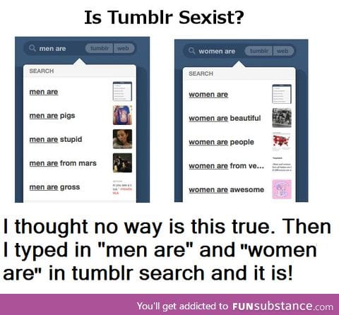 Is tumblr sexist?