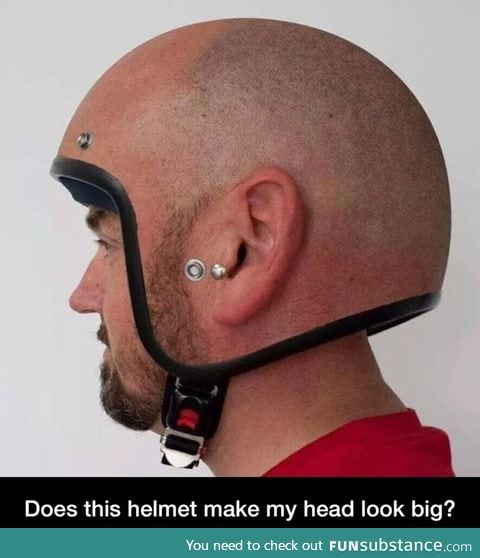 Big head helmet