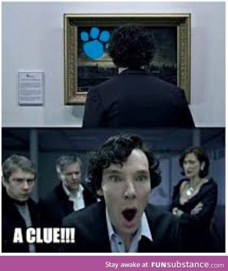I would love to imagine that this is how Sherlock sees a crime scene...
