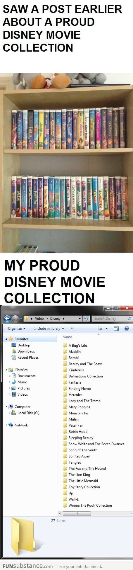 "Proud" Disney movie collection