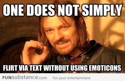 Even though I hate using emoticons