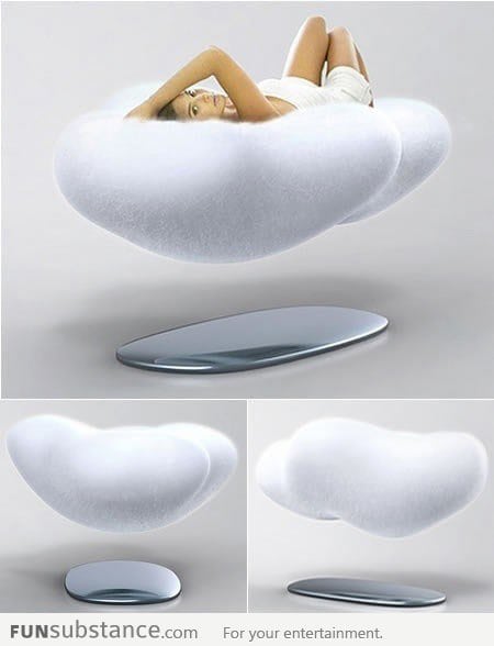 Magnetic Floating Cloud Couch