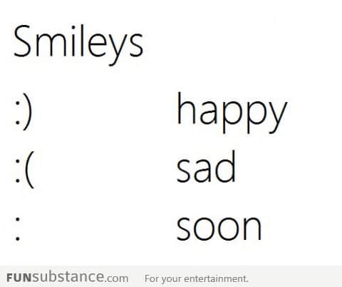 Soon smiley