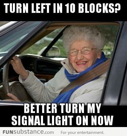 How my grandparents drive