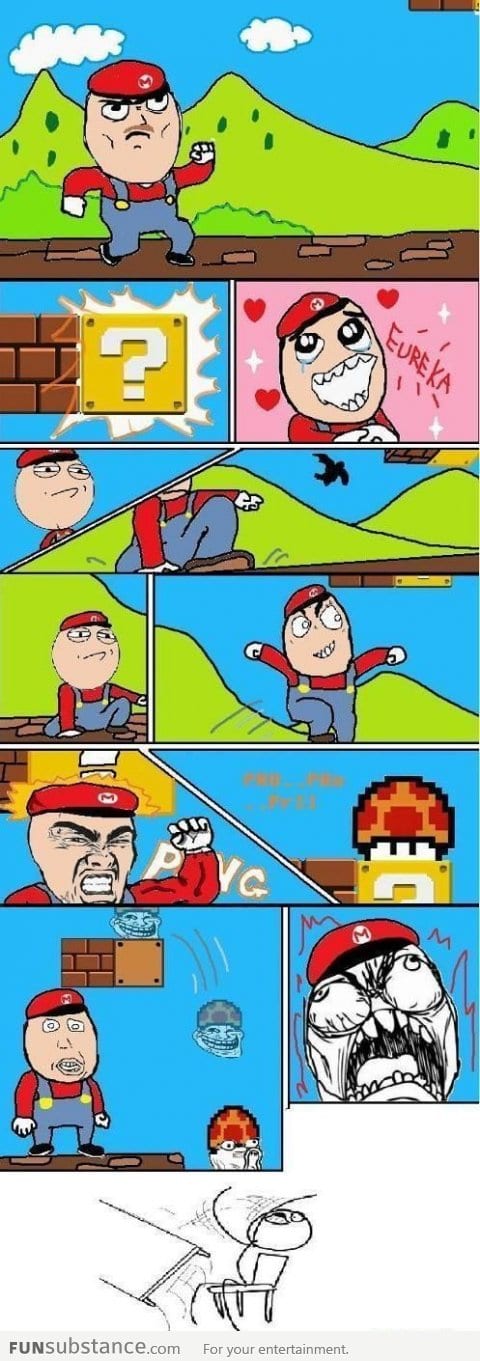 Super Mario rage