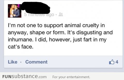 An opinion on animal cruelty