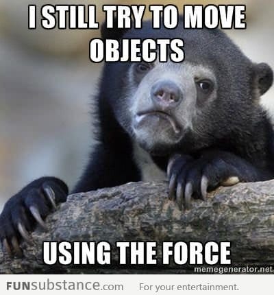 Moving objects with the force