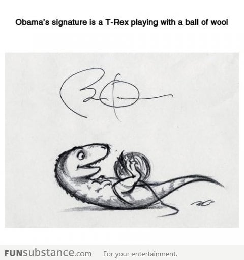 Obama's signature