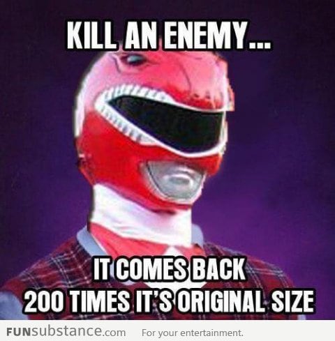 Bad Luck Power Rangers