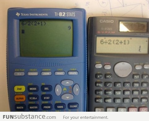 Never trust calculators