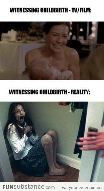 Childbirth in reality